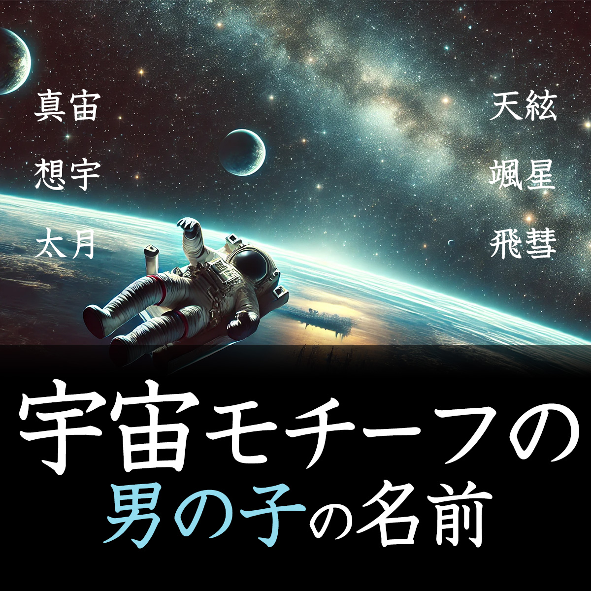 宇宙モチーフの男の子の名前