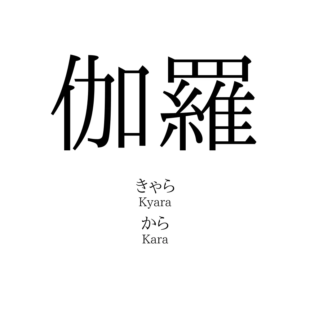 伽羅 名前の意味 読み方 いいねの数は 名付けポン