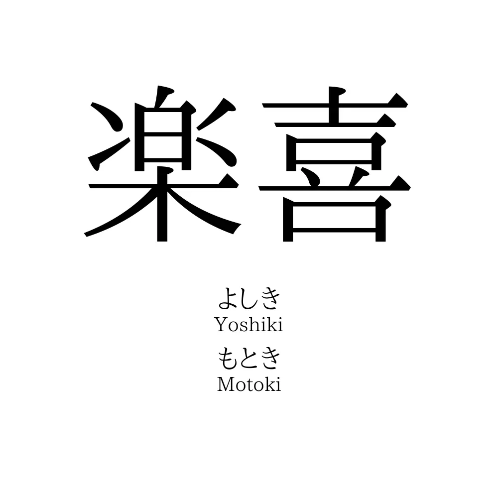 楽喜 名前の意味 読み方 いいねの数は 名付けポン