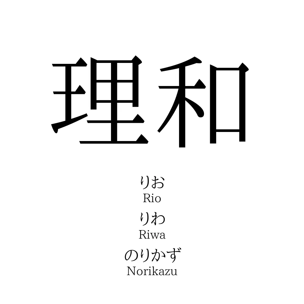 理和 名前の意味 読み方 いいねの数は 名付けポン