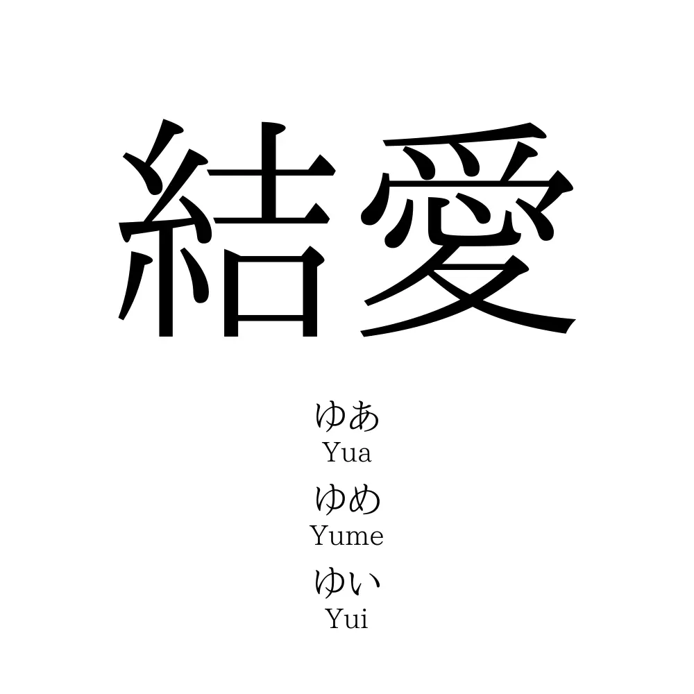 ゆあ かわいい 漢字