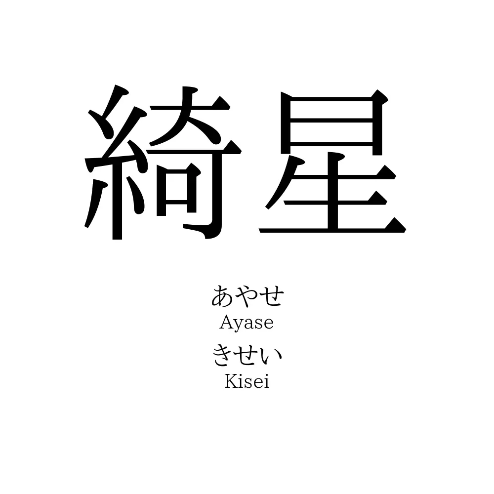 綺星 名前の意味 読み方 いいねの数は 名付けポン