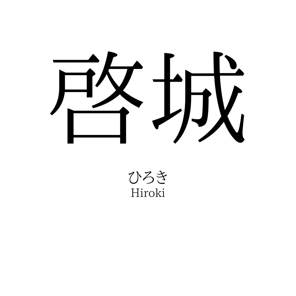 啓城