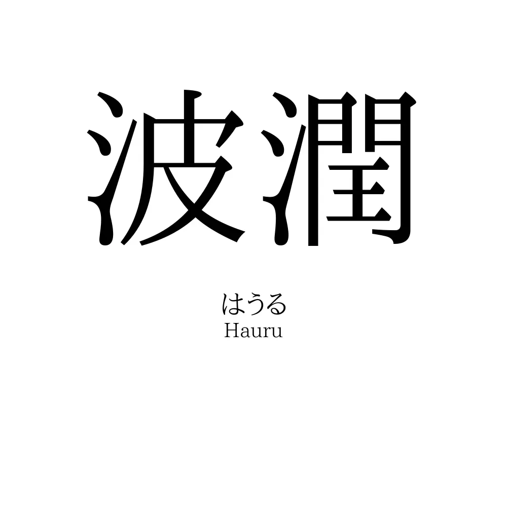 波潤