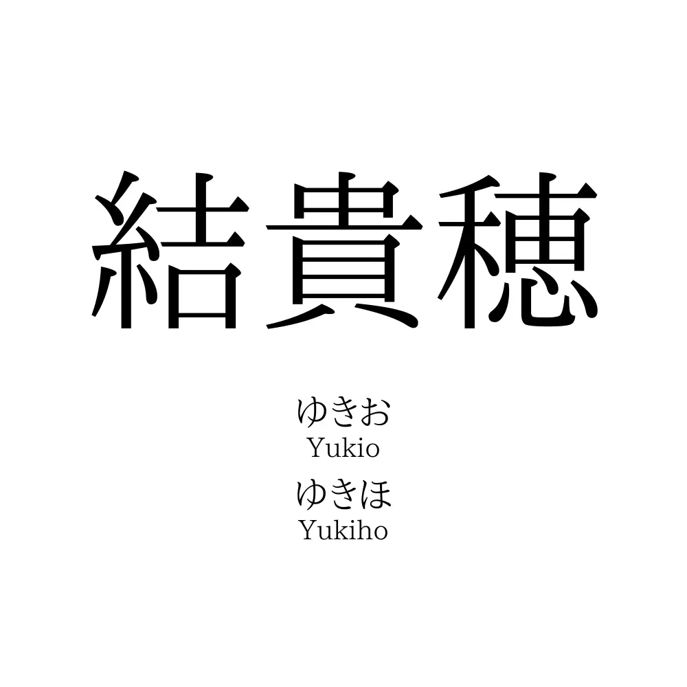 結貴穂