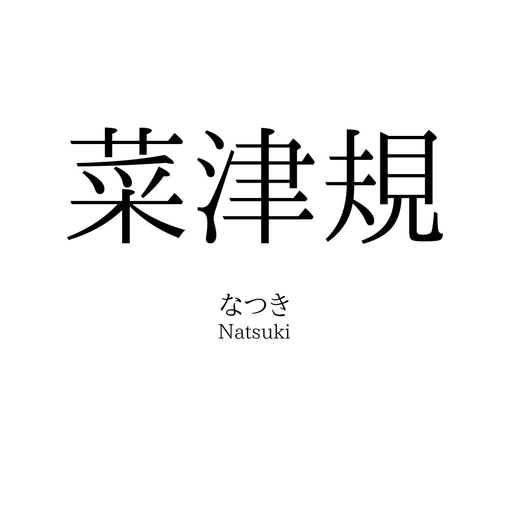 菜津規