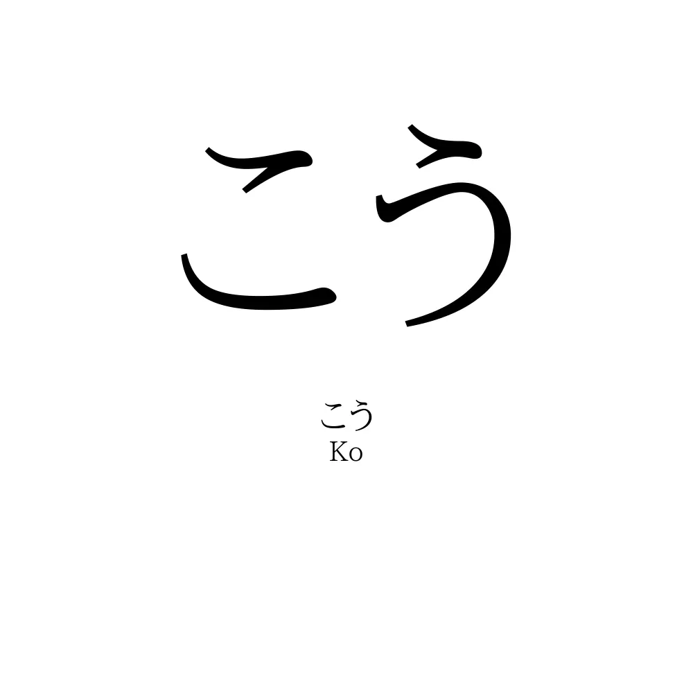 こう 名前