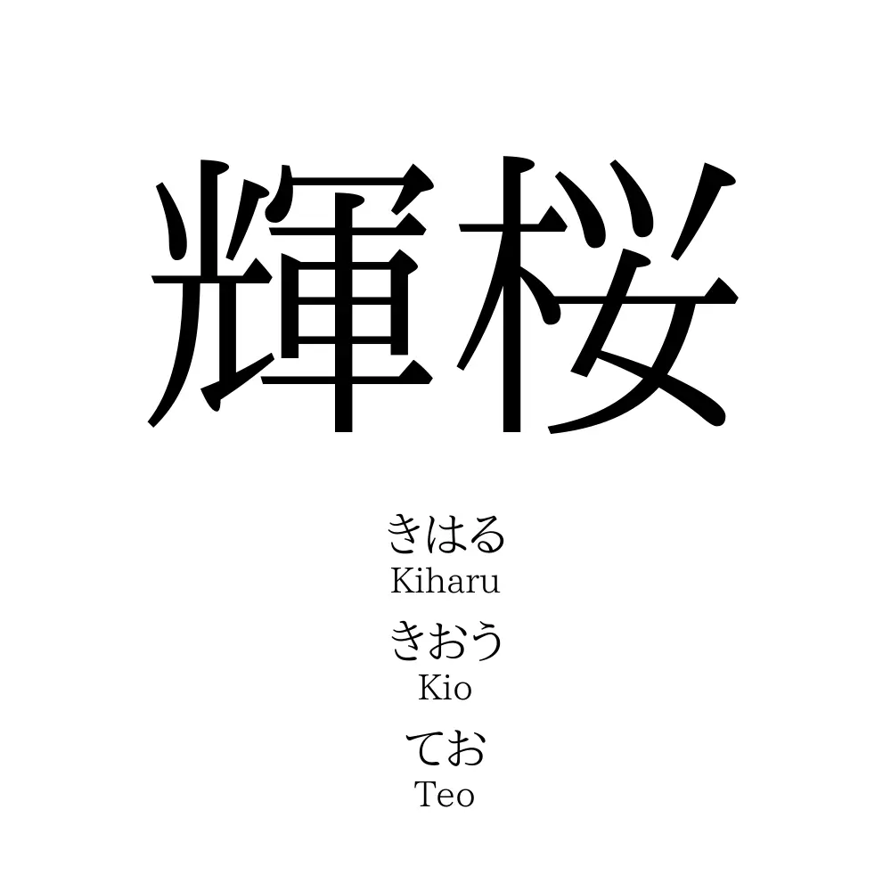 名前詩〜桜ことば〜 桜がつく名前🌸 作家自身が作成をするなかで感じたお名前に込められた